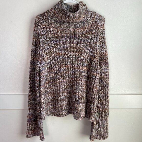 NWOT rag & bone Purple Multi Daphne Turtleneck Sweater - Picture 8 of 12